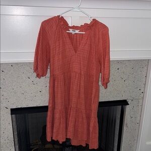 Faded Glory Red Ruffle Dress